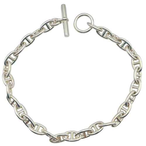 Hermes Chaine d'Ancre 项链 GM 925 银 29 链节