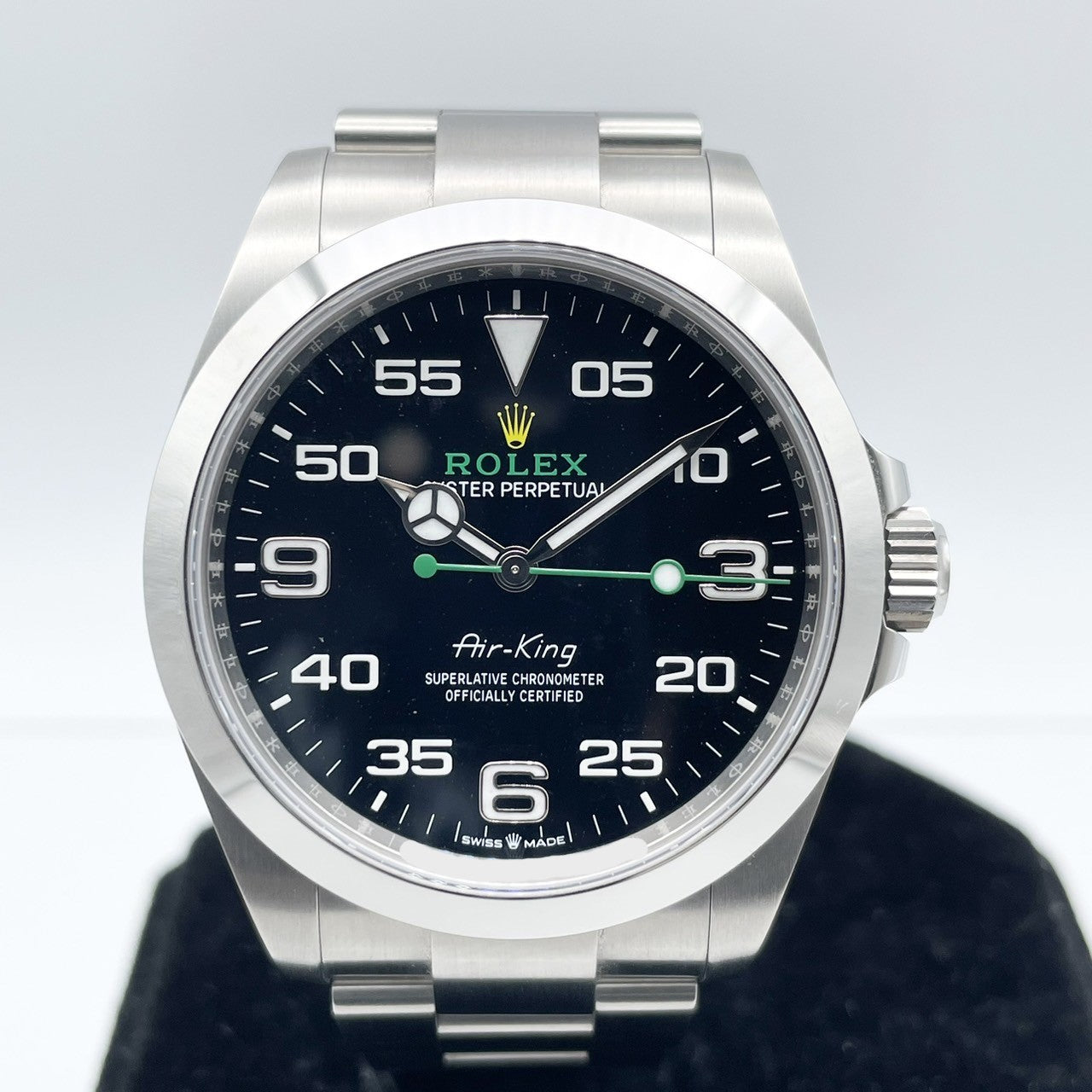 Pre-Owned Rolex Air King 126900 Black 40mm
