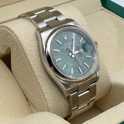 プレオウンド ロレックス デイトジャスト 126200  ミントグリーン オイスターブレス 36mm