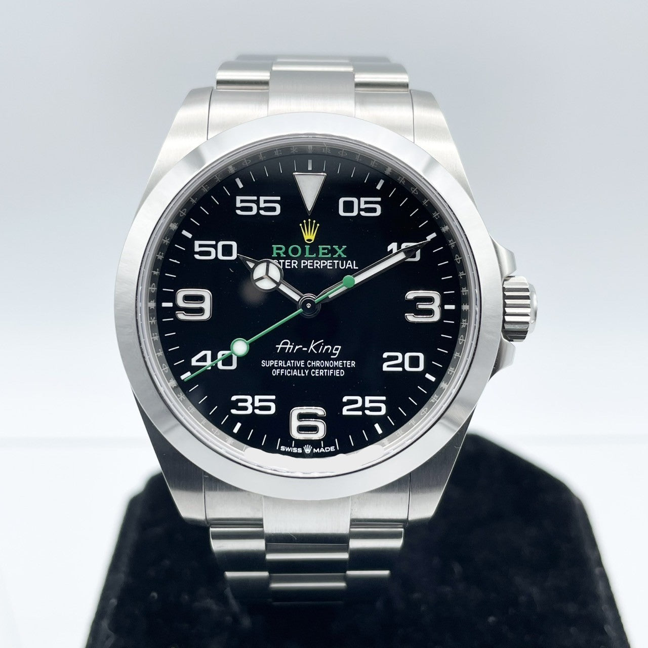 Pre-Owned Rolex Air King 126900 Black 40mm