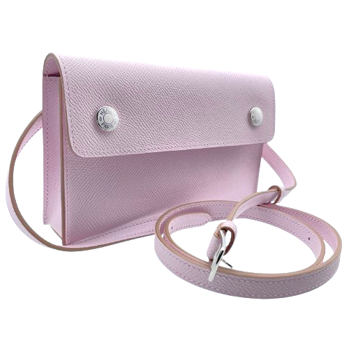 [新2024]愛馬仕Napto-Go Mauve Pale Epson Silver Fittings W刻有