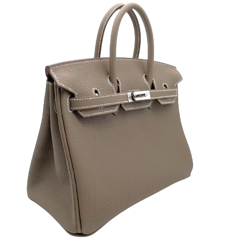 Hermes Birkin 25 Etoup Togo Silver Metal Fittings W 새로