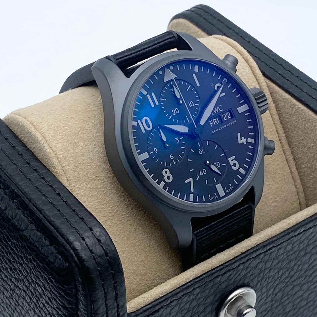 Pre-Owned IWC Pilot Watch Chronograph 41 Top Gun Ceratanium IW388106