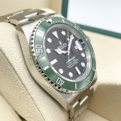 プレオウンド ロレックス サブマリーナ デイト 126610LV オイスターブレスレット ブラック 41mm