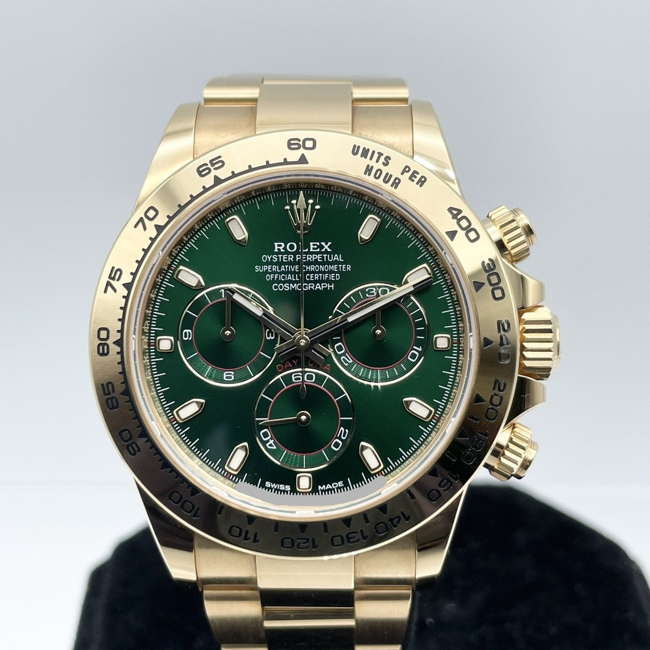 [包括新費用！ ]】勞力士代托納116508綠色牡蠣手鍊40mm