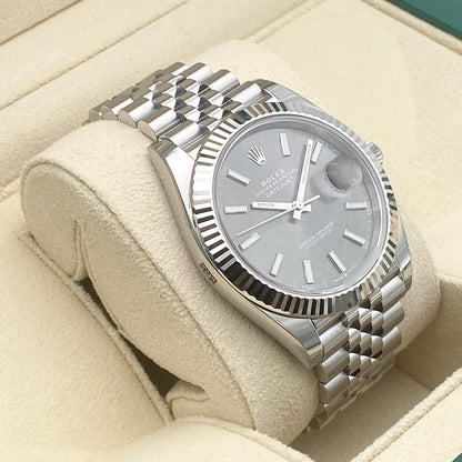 [帶有保護印章]勞力士datejust 126334 Slate jubilee手鐲41mm