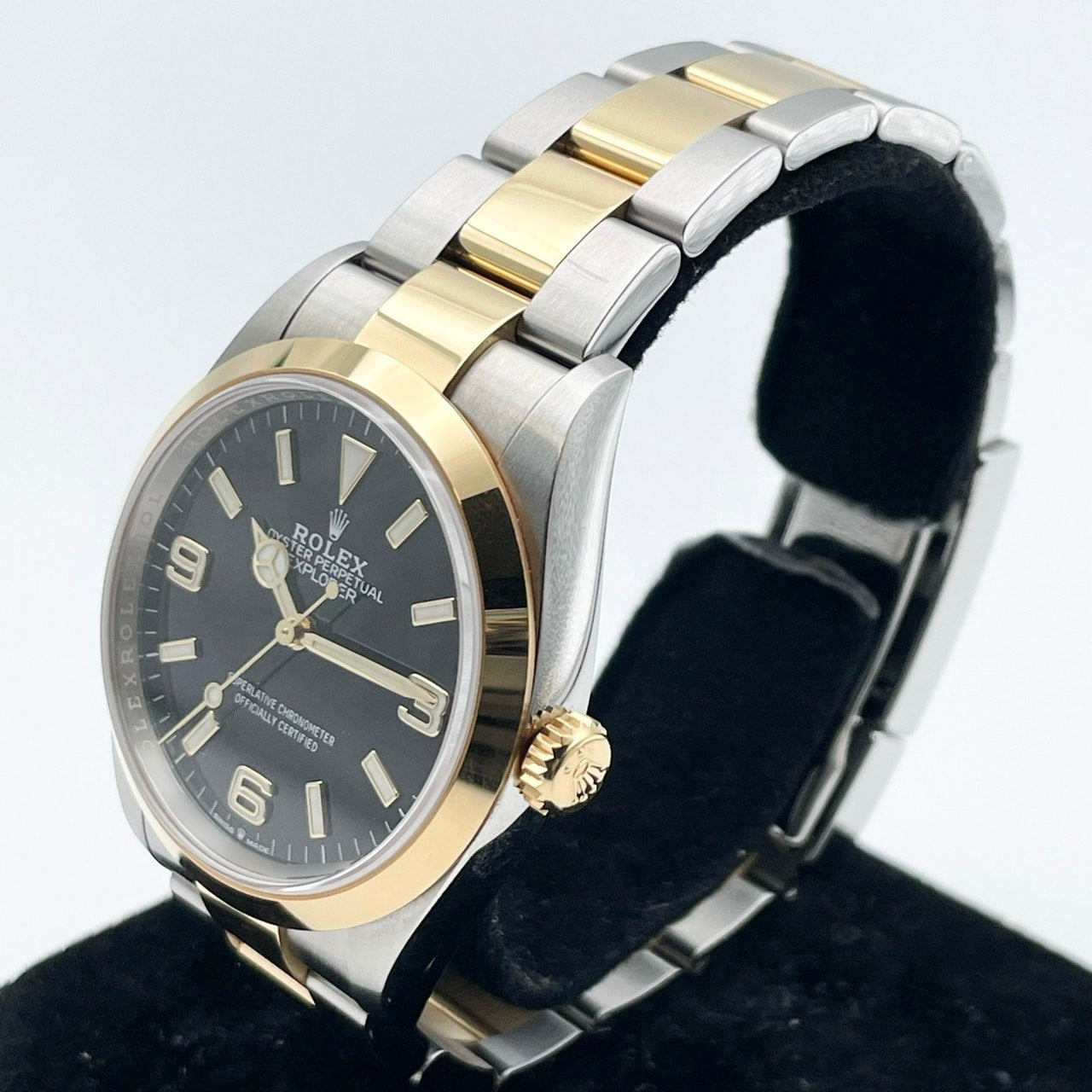 プレオウンド ロレックス エクスプローラー 124273 ブラック ステンレススチール×イエローゴールド 36mm