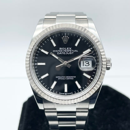 プレオウンド ロレックス デイトジャスト 126234 ブラック オイスターブレス 36mm