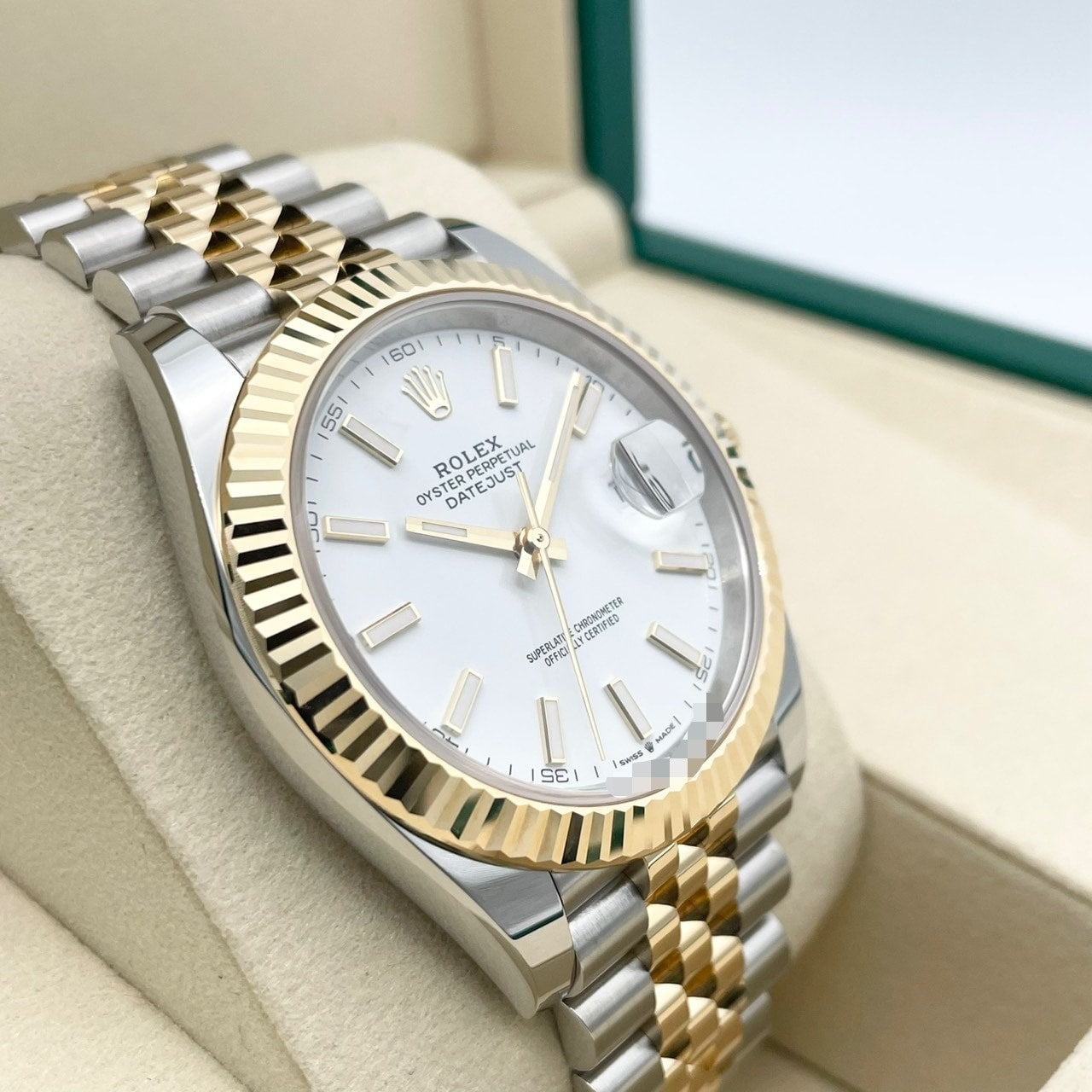 プレオウンド ロレックス デイトジャスト 126333 ホワイト ジュビリーブレス 41mm