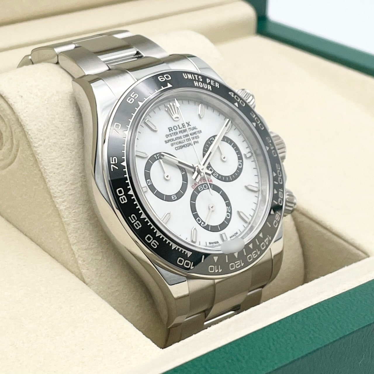 [새 상자 포함!] included 롤렉스 데이토나 126500LN 흰색 스테인레스 스틸 40mm