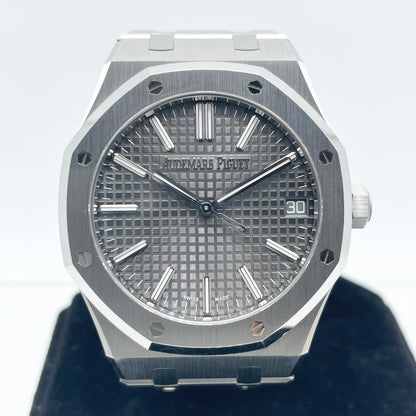 [50 주년 기념 로터 장착 모델! Audemars Piguet Royal Oak Grey 15510st.oo.1320st.05 41mm