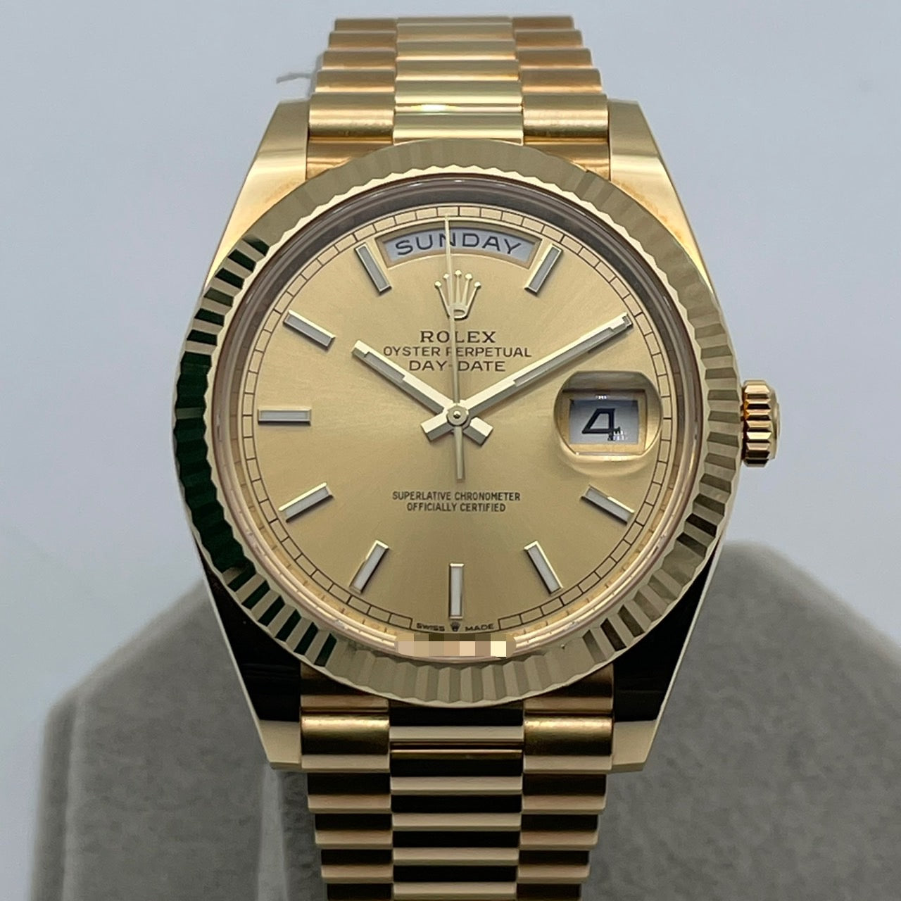 プレオウンド ロレックス デイデイト 228238 シャンパン プレジデントブレスレット 40mm