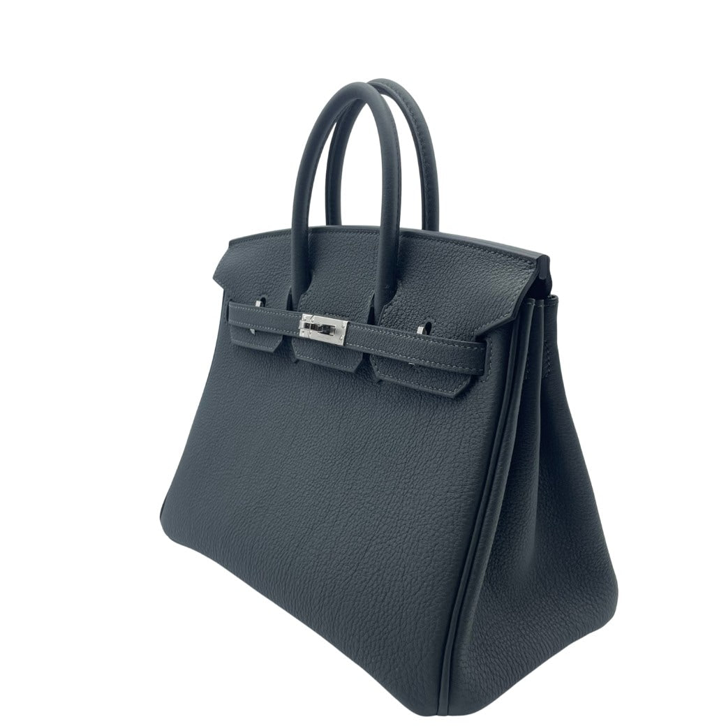 Hermes Birkin 25 New Vere Fonse Togo Silver Fittings w 새로