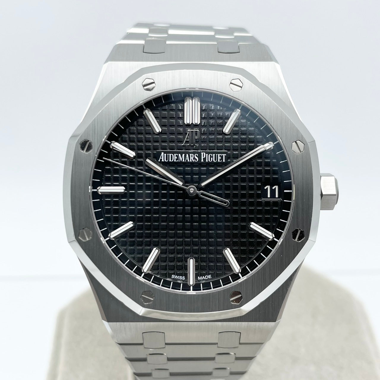 プレオウンド オーデマピゲ ロイヤルオーク 15500ST.OO.1220ST.03 ブラック 41mm