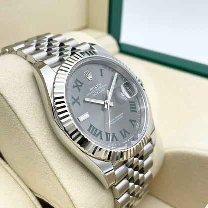 プレオウンド ロレックス デイトジャスト 126334 スレートジュビリーブレスレット 41mm