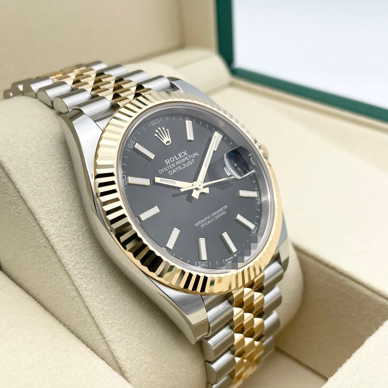 プレオウンド ロレックス デイトジャスト 126333 ブラック ジュビリーブレス 41mm