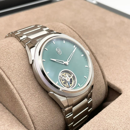 プレオウンド パルミジャーニ・フルリエ トンダ PF フライングトゥールビヨン PFS921-1020001-100182 グリーン 42ｍｍ
