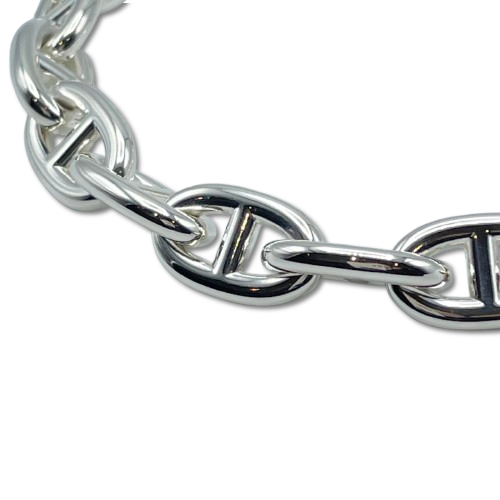 プレオウンド エルメス シェーヌ・ダンクル ブレスレット MM シルバー925 17コマ