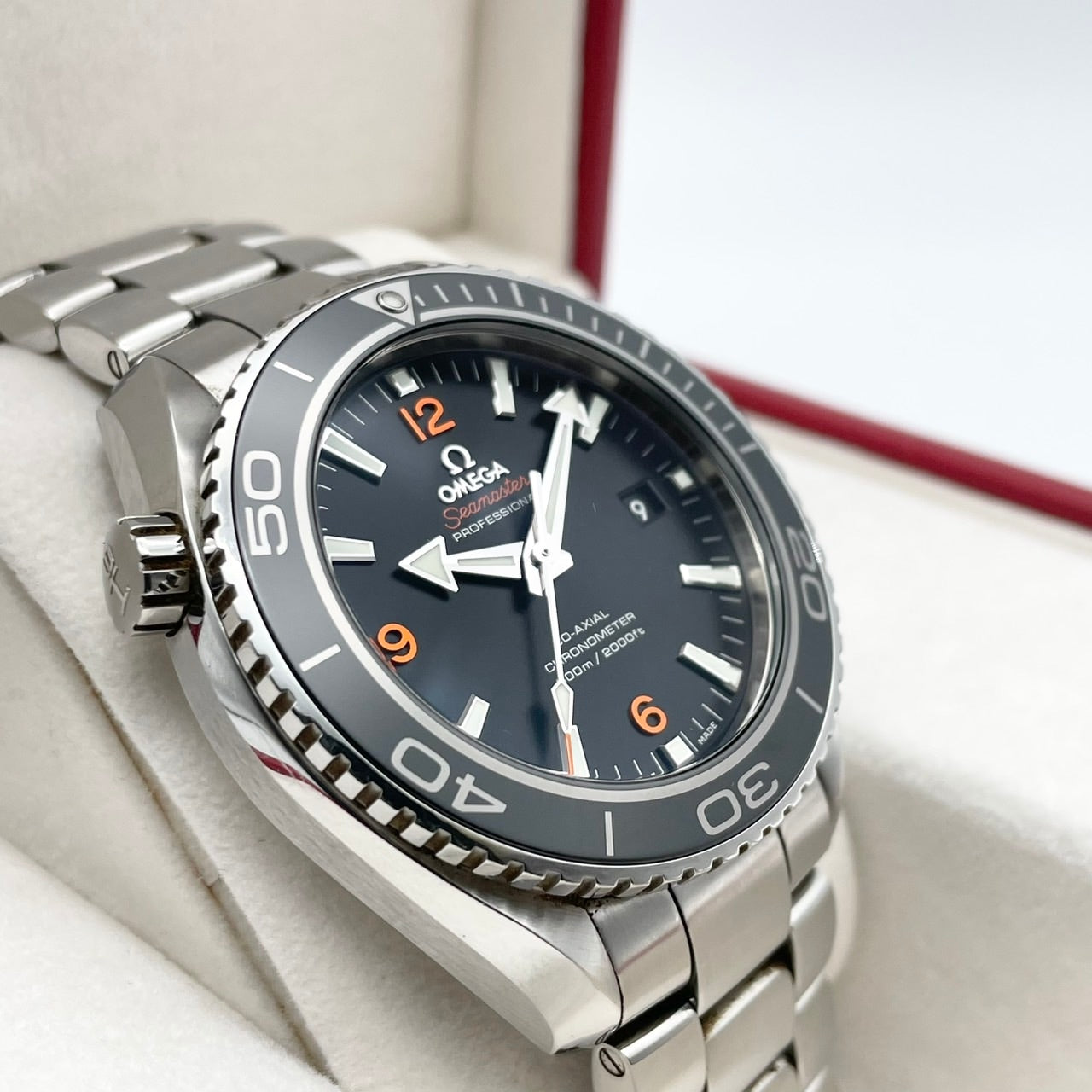 Pre-Owned Omega Seamaster 232.30.46.21.01.003 Black 45.5mm