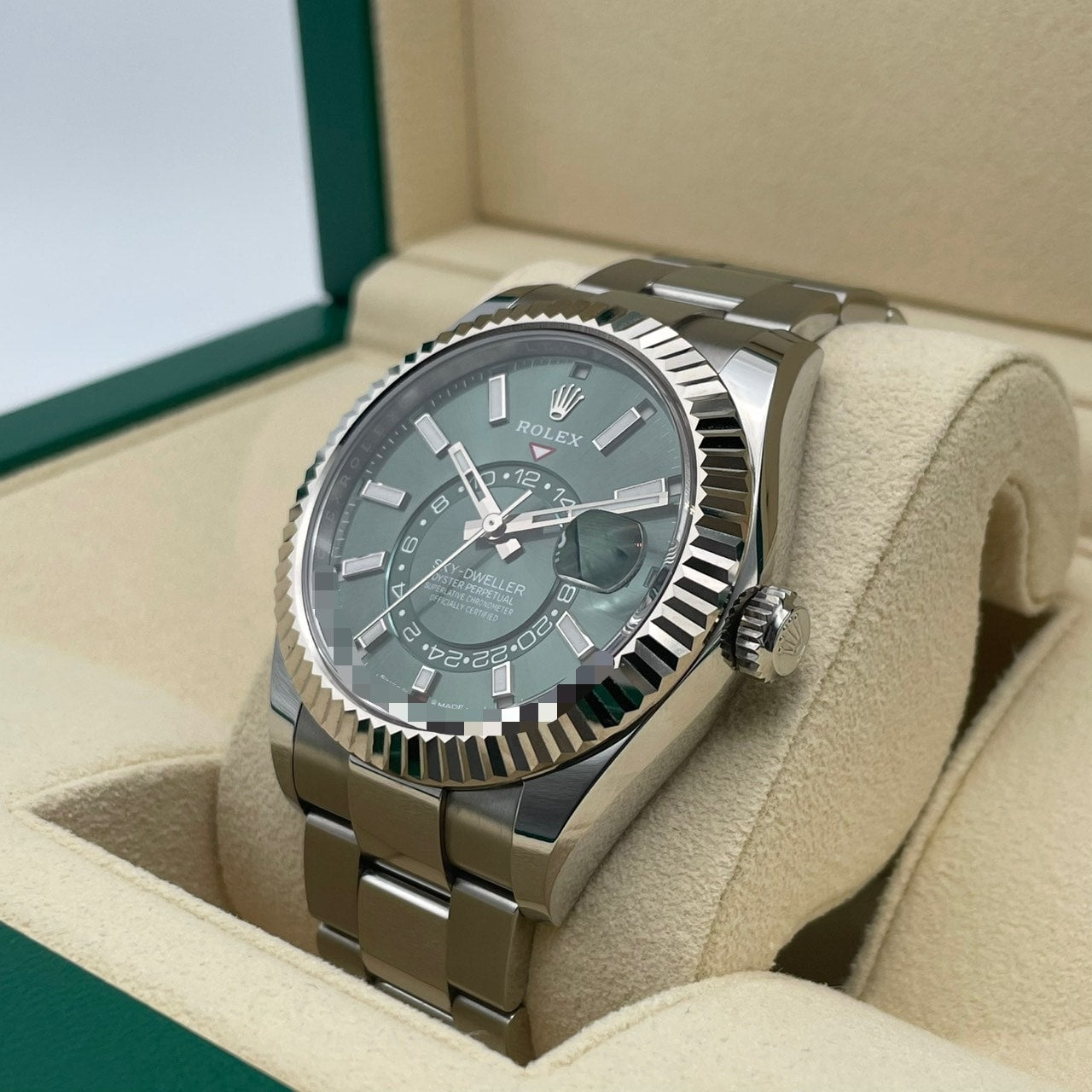 プレオウンド ロレックス スカイドゥエラー 336934 ミントグリーン オイスターブレス 42mm