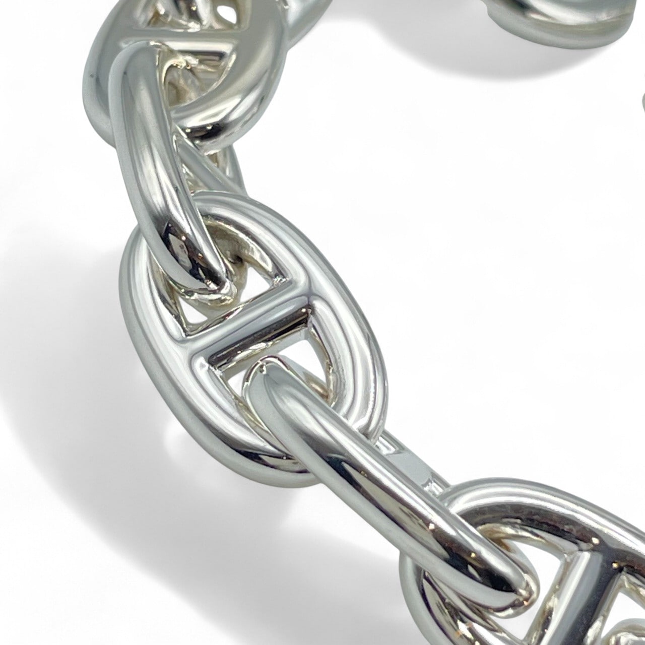 プレオウンドエルメス シェーヌ・ダンクル ブレスレット MM シルバー925 14コマ