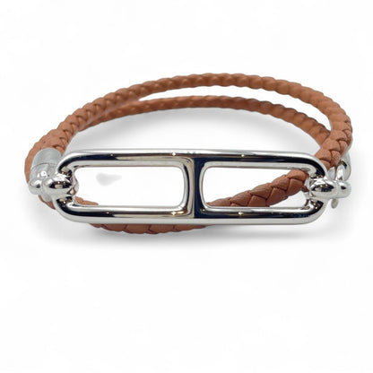 プレオウンドエルメス ルリ ブレスレット T1 ゴールド スイフト シルバー金具