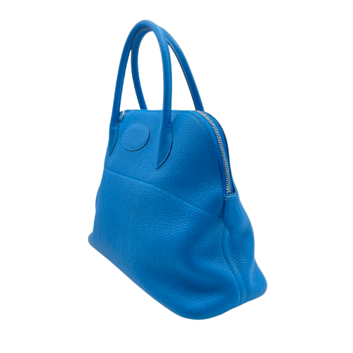 중고 에르메스 볼라이드 마카롱 31 블루 프리다 토리옹 클레멘스 실버 하드웨어 Z 인그레이빙