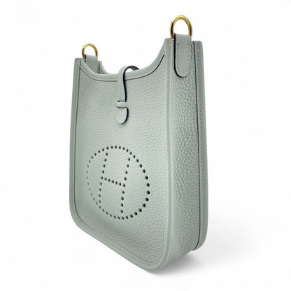 중고 헤르메스 미니 에블린 아마존 TPM 그리네브 토리옹 클레멘스 골드 하드웨어 B 스탬프됨