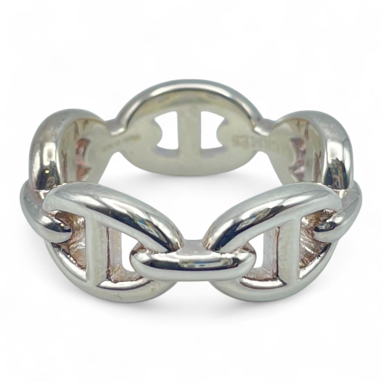 プレオウンドエルメス シェーヌ・ダンクル アンシェネリング PM 52 シルバー925 12号