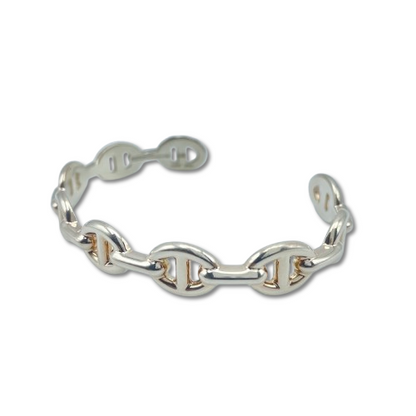 プレオウンドエルメス シェーヌ・ダンクル アンシェネ ブレスレット LG シルバー925