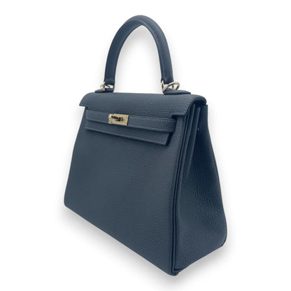 Pre-Owned Hermes Kelly 25 Grimisty Togo Champagne Gold Hardware W Engraved