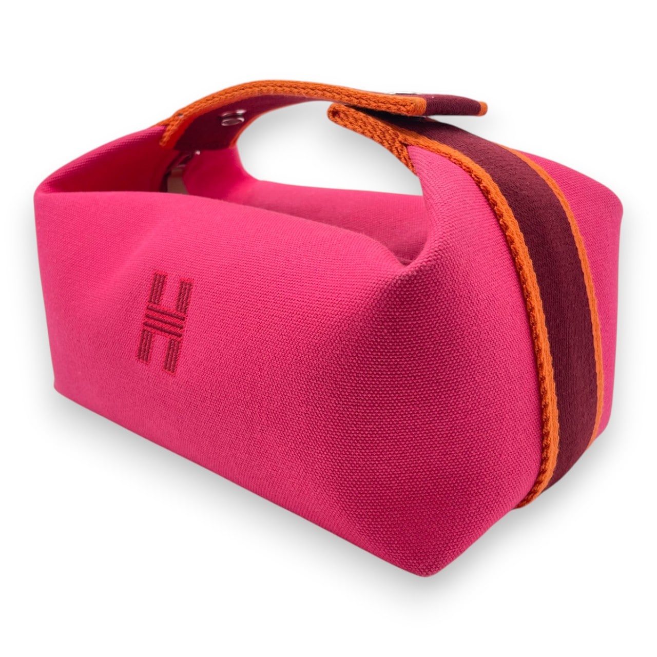 중고 에르메스 브리드 A 블랙 PM 히비스커스 토일레 애쉬 실버 하드웨어