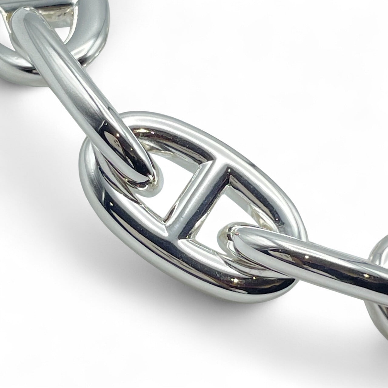 プレオウンドエルメス シェーヌ・ダンクル ブレスレット TGM シルバー925 10コマ