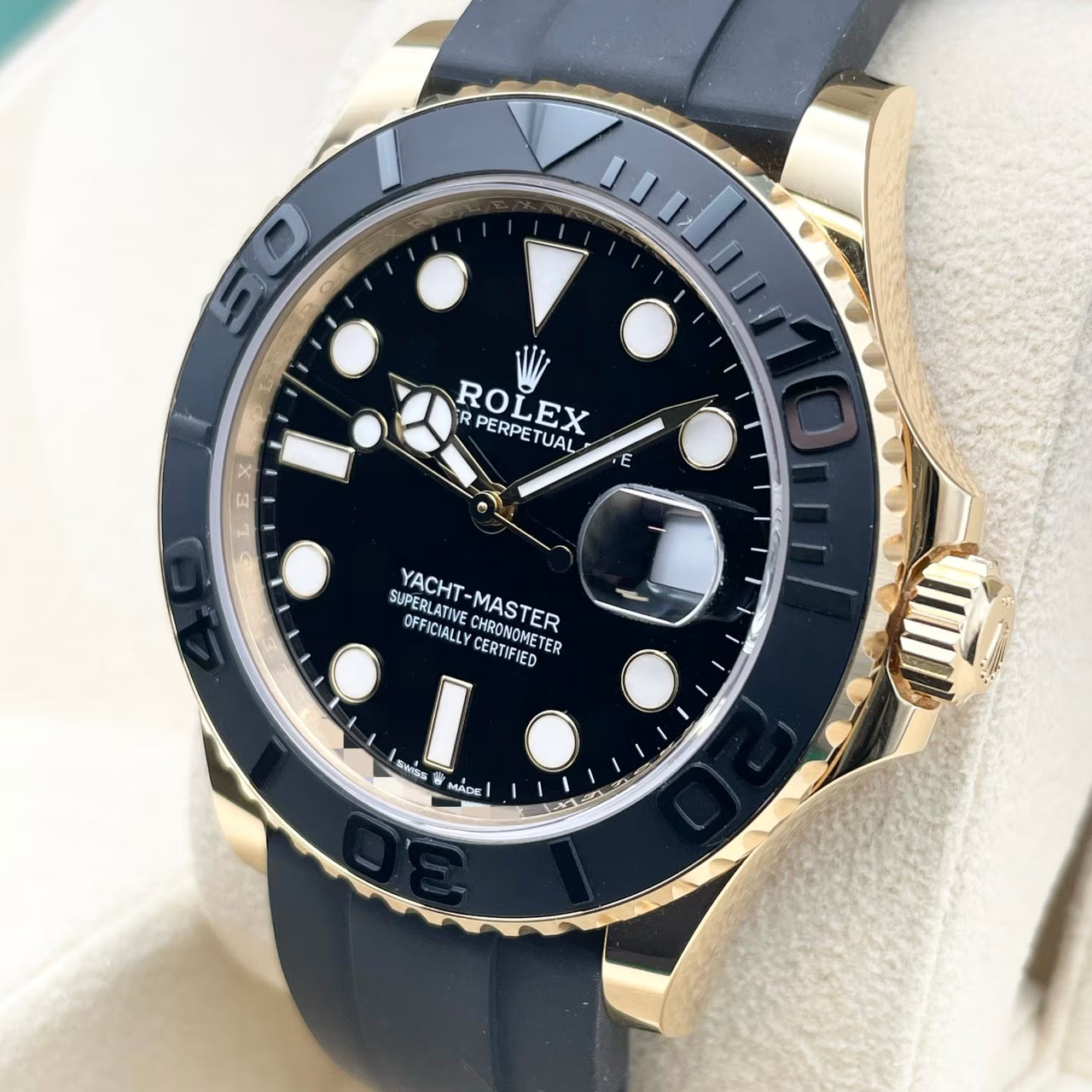 プレオウンド ロレックス ヨットマスター 226658 ブラック イエローゴールド 42mm