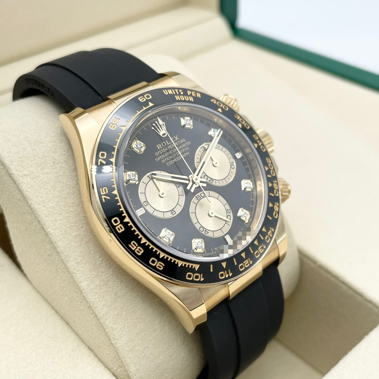 プレオウンド ロレックス デイトナ 126518LNG ブラック&シャンパン 8Pダイヤ 40mm