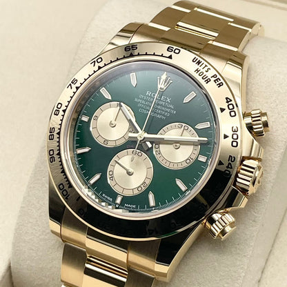 プレオウンド ロレックス デイトナ 126508 ブライトグリーン＆ゴールデン 40mm