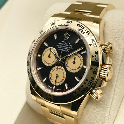 プレオウンド ロレックス デイトナ 126508 インテンスブラック シャンパン イエローゴールド 40mm