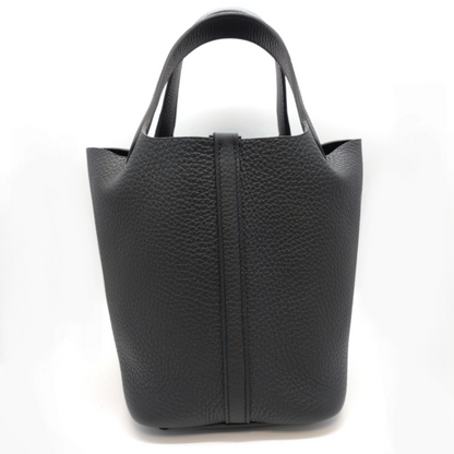 Pre-Owned Hermes Picotin Rock PM Monochrome Torillon Clemence