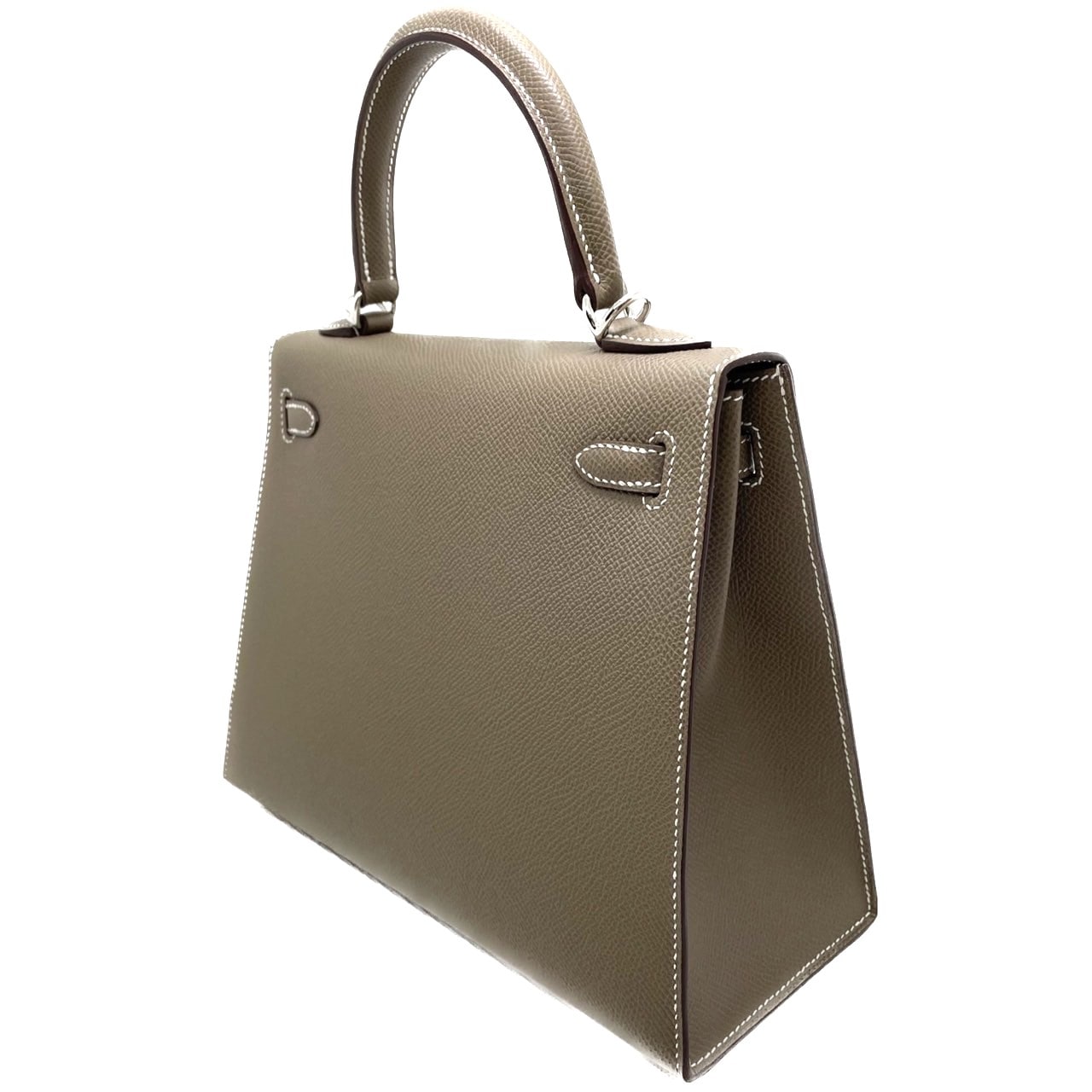 Pre-Owned [3-day weekend special offer] Hermes Kelly 25 Etoup Togo Silver Hardware