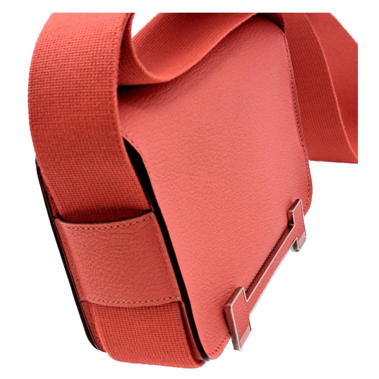Pre-Owned Hermes Geta Chevre U engraved