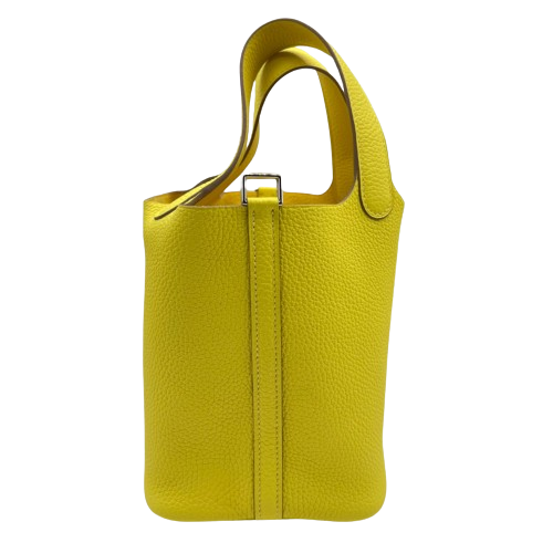 [크리스마스 특별 가격] Hermes Picotin Rock PM Torillon Clemence Lime B 조각