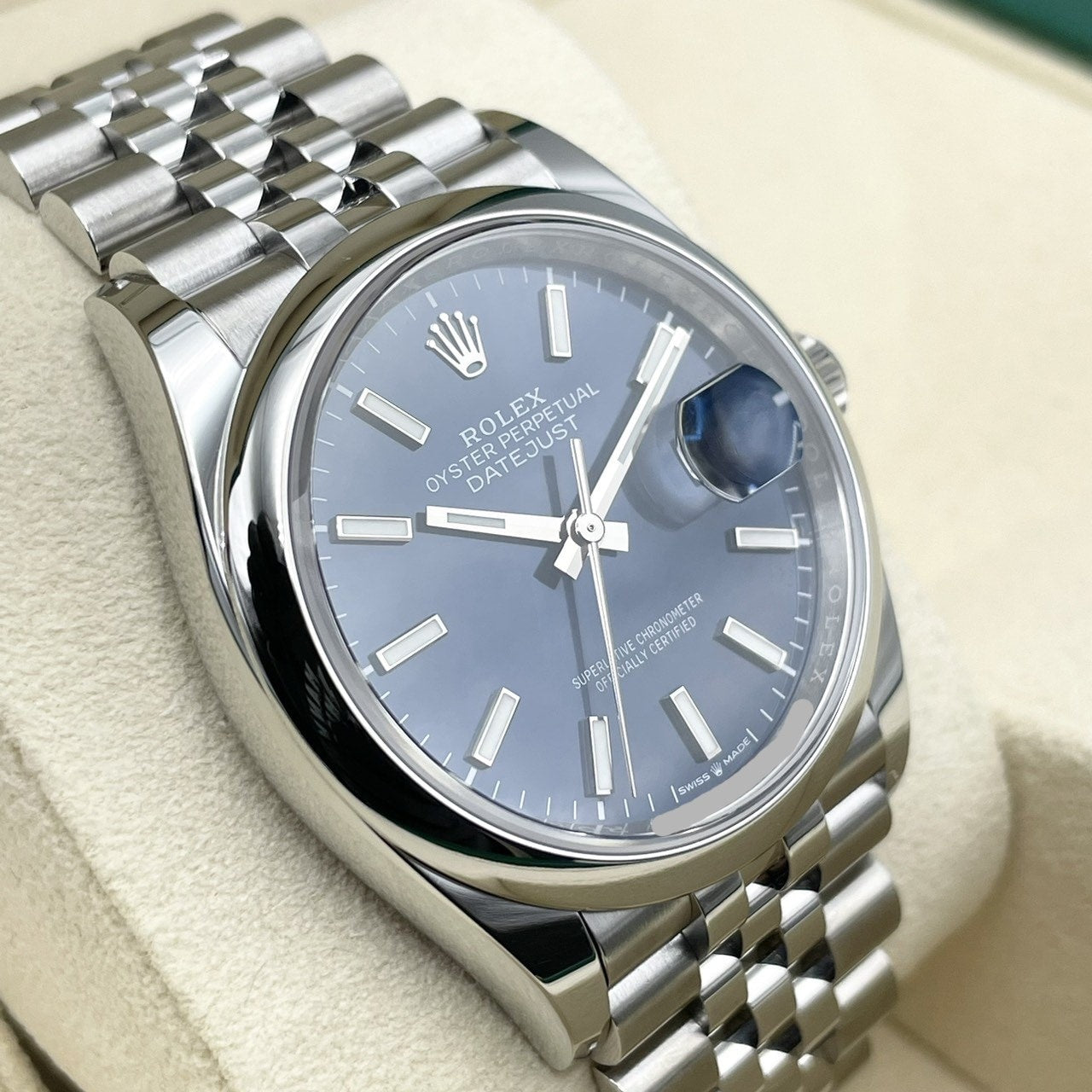 Rolex Datejust 126200 Jubilee Bracelet Blue 36mm