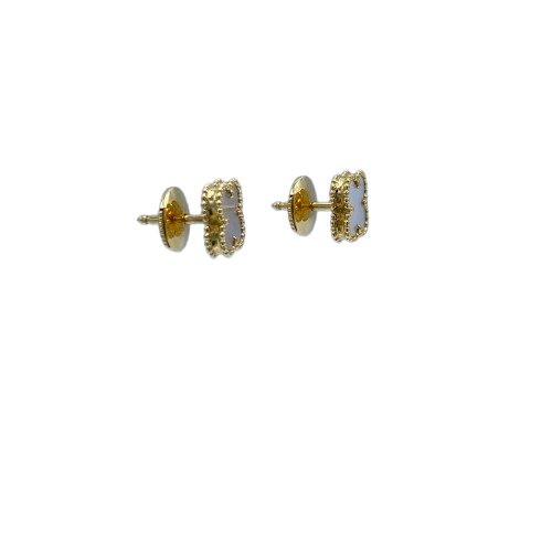 Pre-Owned Van Cleef & Arpels Sweet Alhambra Earrings VCARA44800 Mother of Pearl