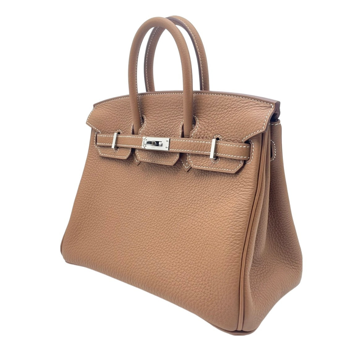 [주말에만 제한된 특별 제안] Hermes Birkin 25 Gold Togo Silver Metal Fittings u 조각.