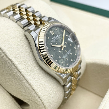 プレオウンド ロレックス デイトジャスト 278273 ダイヤ入りフローラルモチーフ ジュビリーブレス 31mm