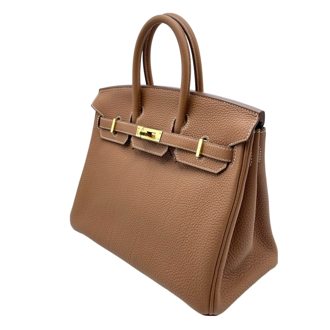 Hermes Birkin 25 골드 토고 골드 ​​하드웨어 D 새겨 져 있습니다