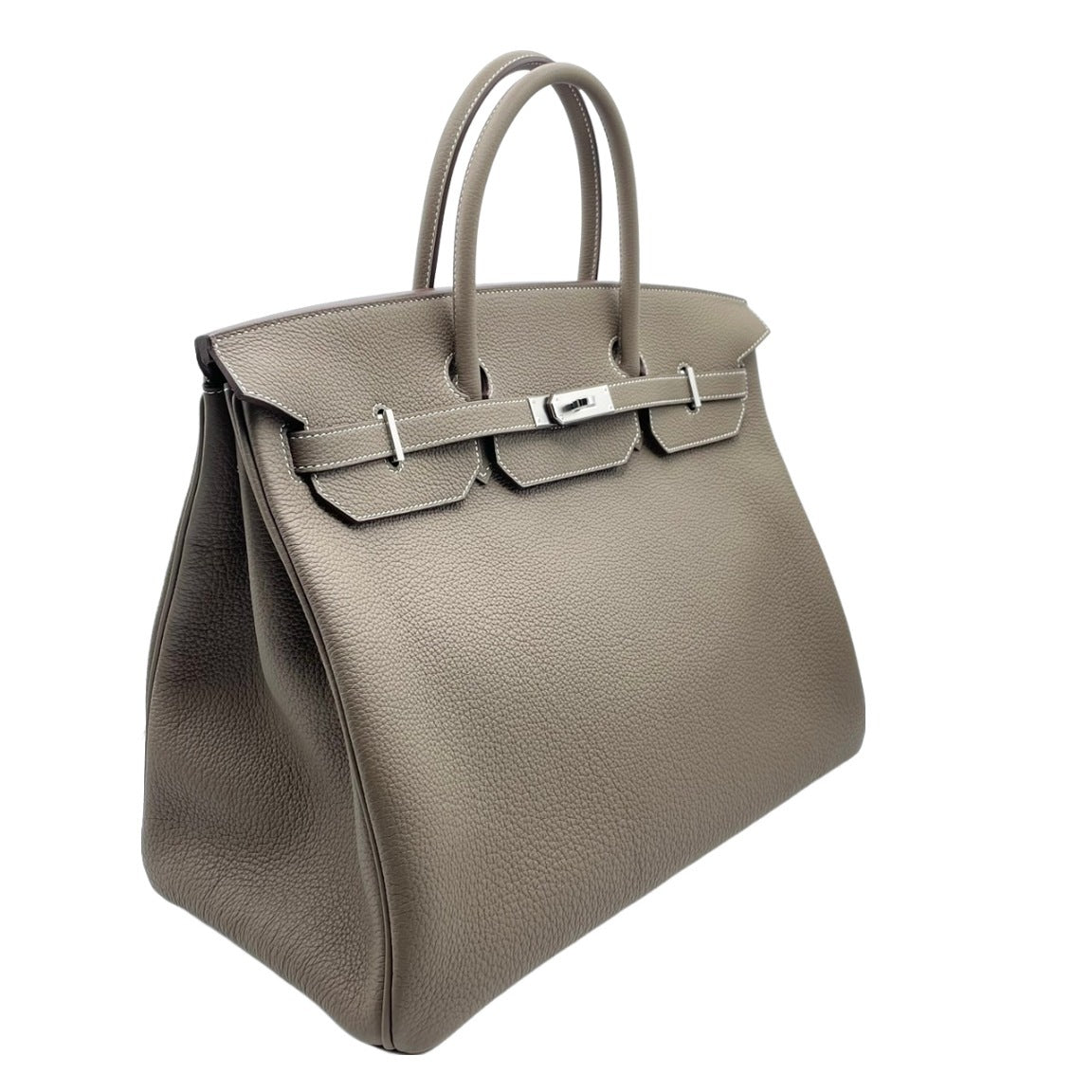 [現金特價價格]愛馬仕·伯金（Hermes Birkin）40 Etouptogo銀色金屬配件B刻有