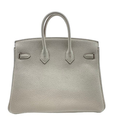 Hermes Birkin 25 Beton Togo Silver Metal Fittings Z 새겨 져
