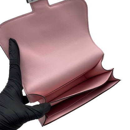 Hermes Constance Mini 18 Rose Sakura Vo Swift Silver Metal Fittings W 새로