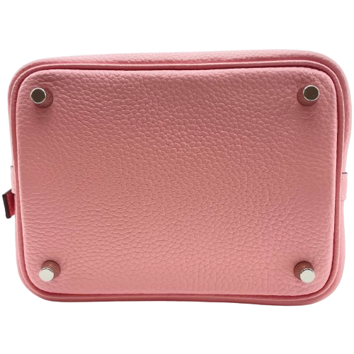 [現金特價]愛馬仕picotin lock pm玫瑰sakura torillon clemence silver fittings b刻